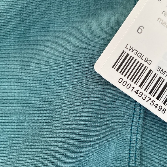 ❤️ Lululemon Perfectly Oversized Cropped Crew *Softstreme Storm Teal Size 6 NWT - Picture 4 of 7